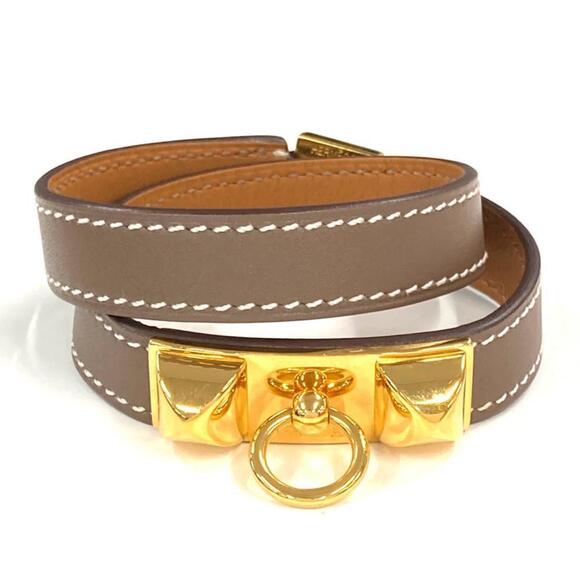HERMES Gray Charm Bracelet - Picture 1 of 9